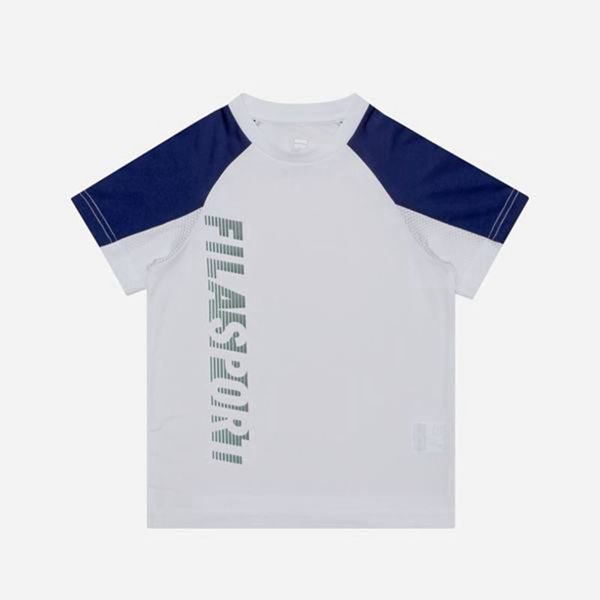 Fila Aurora Top S/S Boy's T-Shirts - White,NZ 107-51429